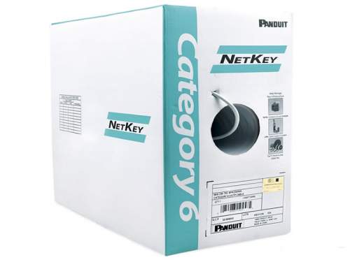 Bobina de Cable UTP cat 6 305 mts color gris