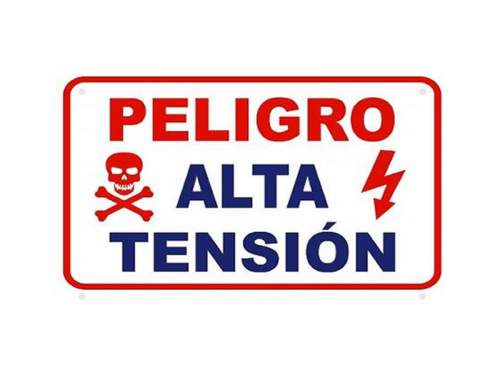 LETRERO ALTO VOLTAJE